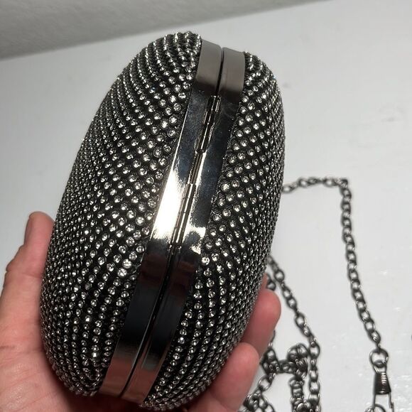 NWT Beautiful Apple Shaped Rhinestone Clutch Bag Crystals Mini crystal purse - Picture 11 of 11